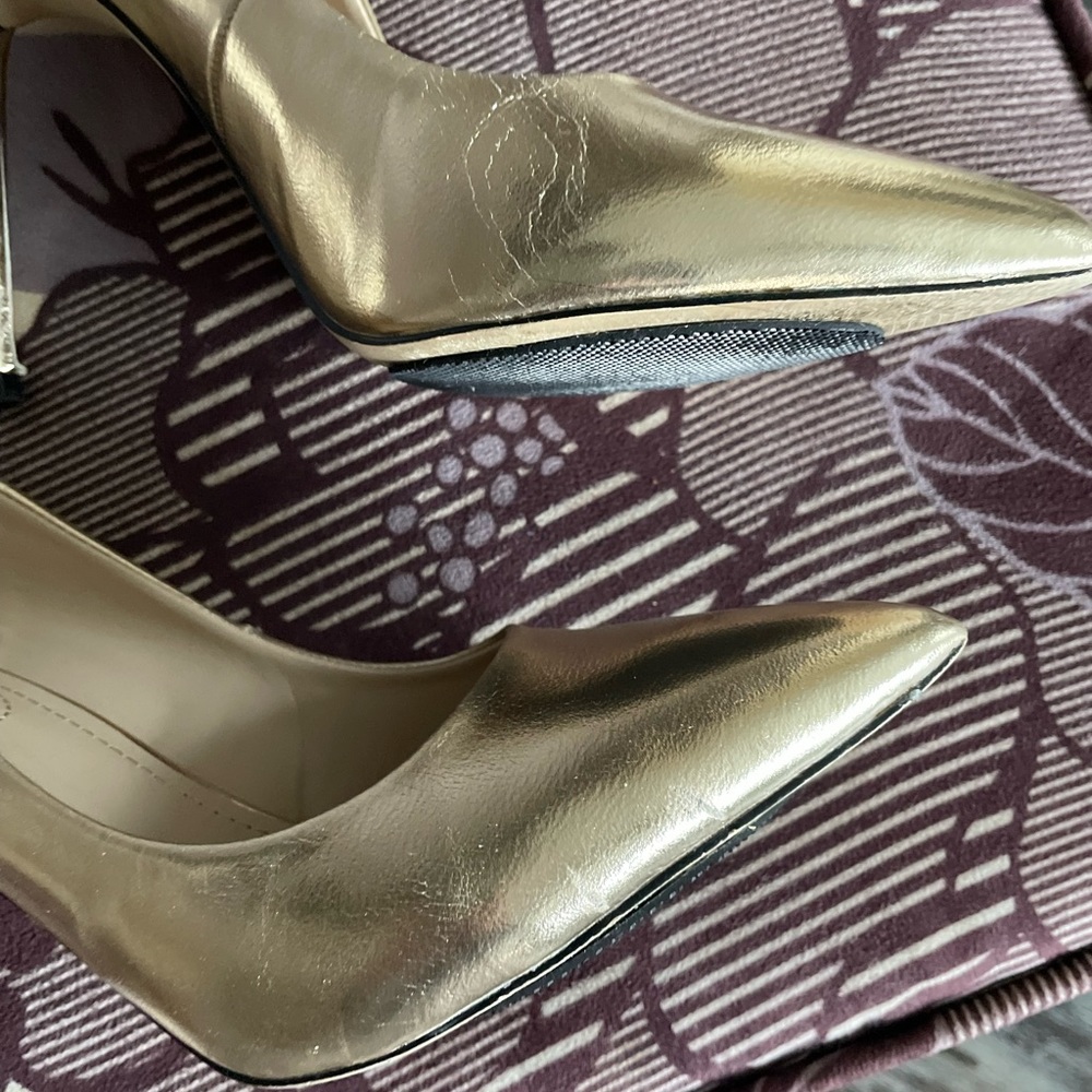 Gold heels